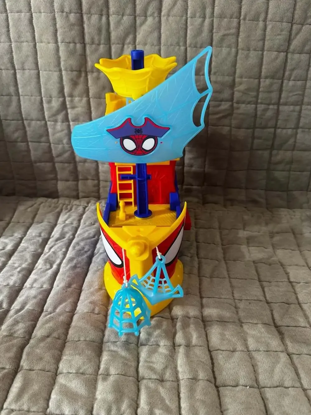 Marvel Spidey &  His Amazing Friends Water-Webs Webs Ahoy Bubble Pirate Ship